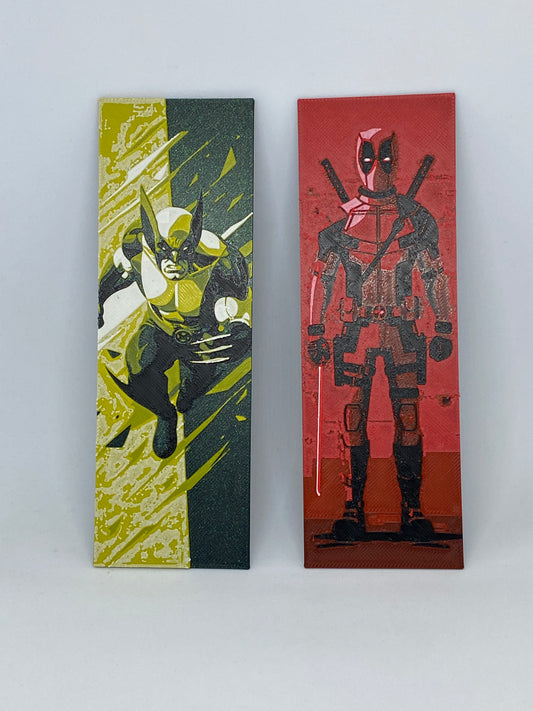 Marca Páginas Deadpool y Wolverine